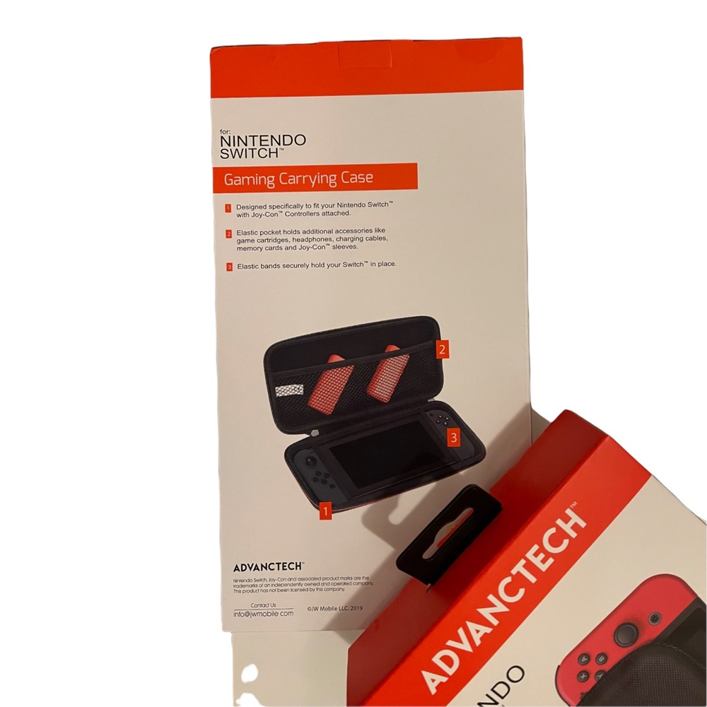 Nintendo Switch Gaming Carrying Case NWT ADVANCTECH - Picture 4 of 4